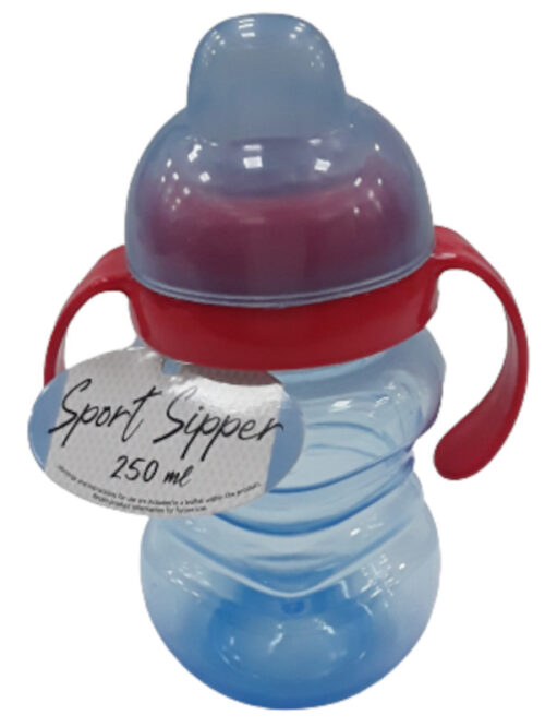 Μπουκάλι με Λαβές 250ml +6 μηνών Sport Sipper Lorelli Blue 1020095