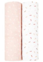 Πάνες Μουσελίνας 80x80cm Σετ 2τμχ Kikka boo Confetti Pink 31103010067