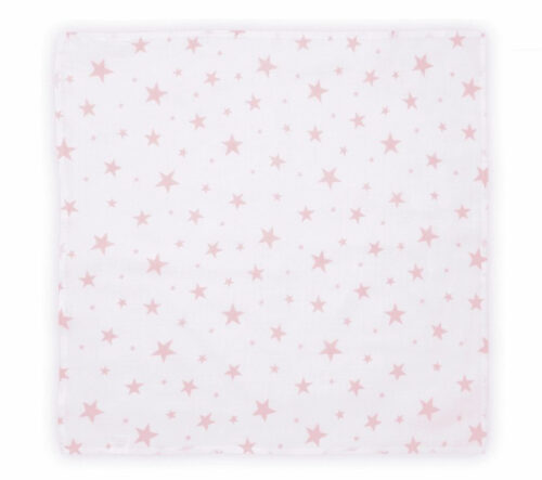 Πάνα Φασκιώματος από Μουσελίνα 80x80cm Lorelli Stars Pink 10340091901