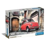 Clementoni Παζλ High Quality Collection Fiat 500 - 500 τμχ - Compact Box